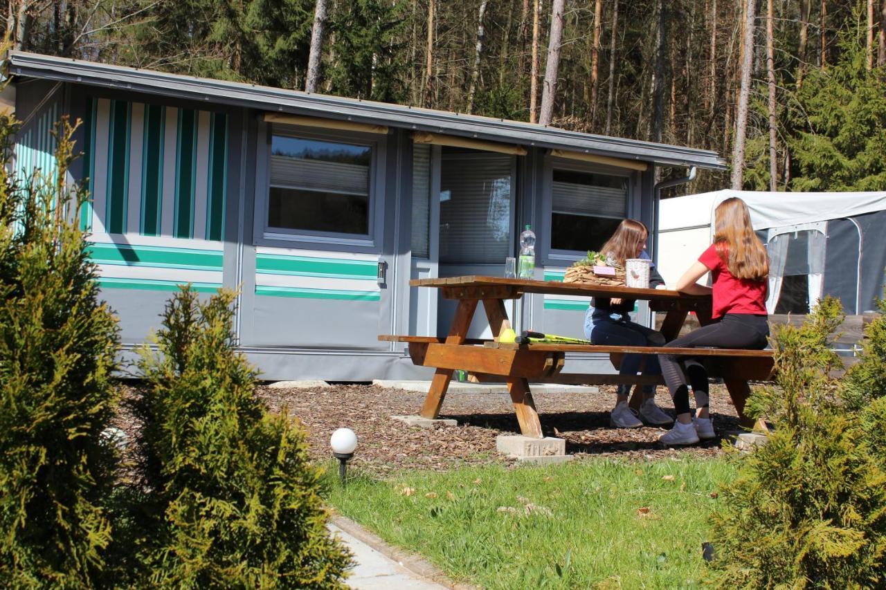 Schonsee-Camping Wohnwagen Urnshausen Luaran gambar